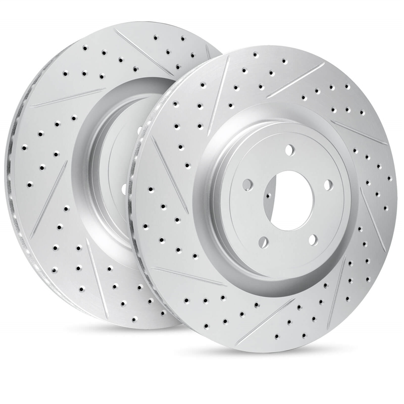 Тормозные диски задние R1 carbon geomet series (перфорация+насечка) Nissan 4.0 2005-2020